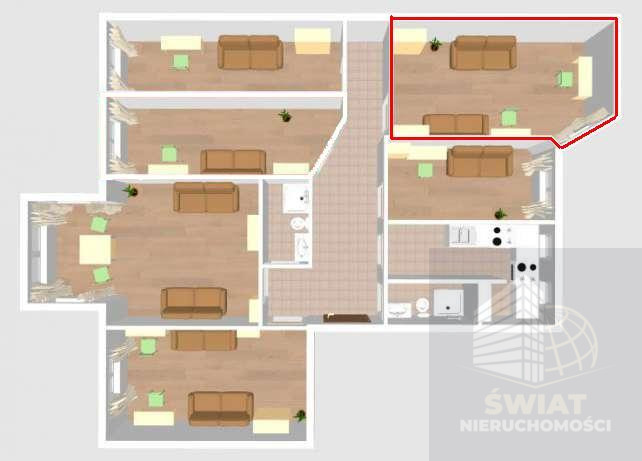 Mieszkanie Wynajem Szczecin Centrum al.&nbsp;Piastów 9