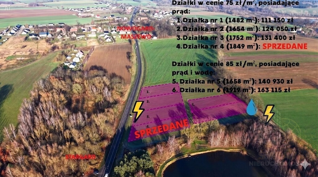 Działka Sprzedaż Grabowo 1