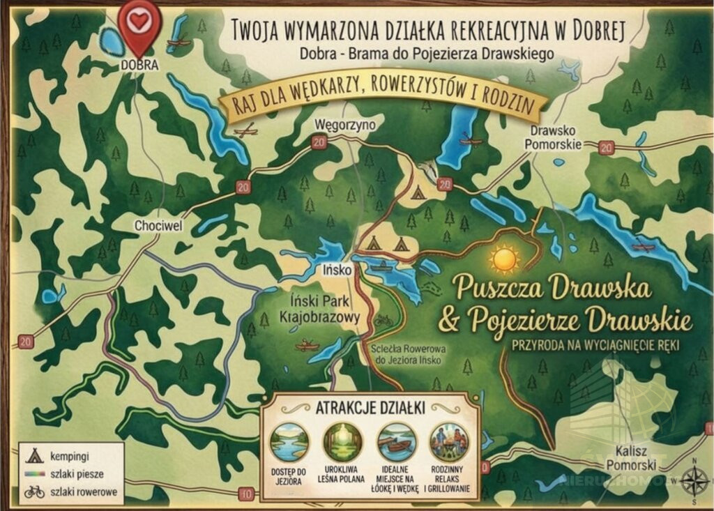Działka Sprzedaż Dobra 1