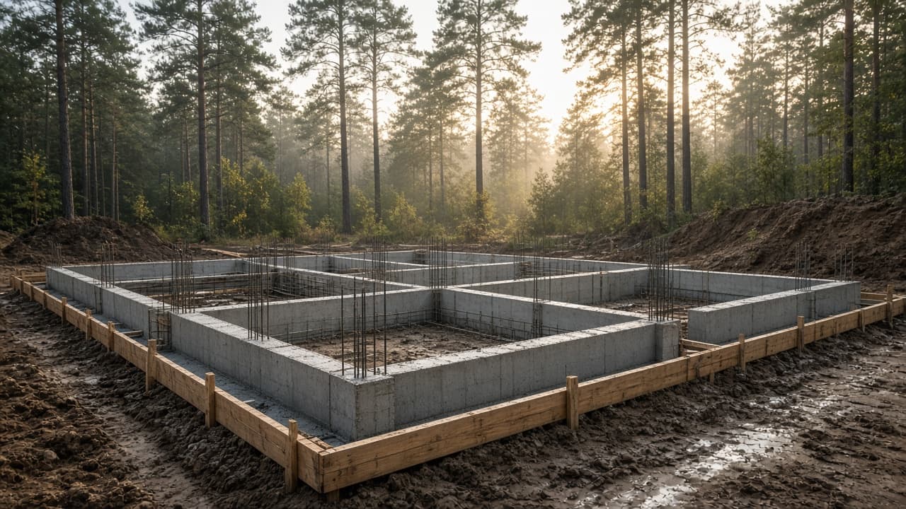 Fundamenty — typowy kamień milowy pierwszej transzy
