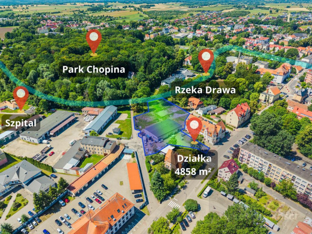 Działka Sprzedaż Drawsko Pomorskie Obrońców Westerplatte 1
