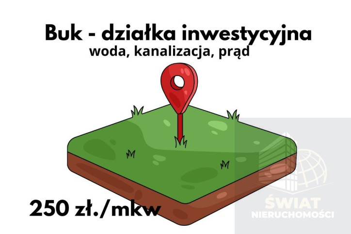 Działka Sprzedaż Buk 1