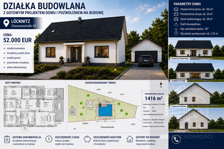 Działka Sprzedaż Löcknitz, Löcknitz-Penkun, Vorpommern-Greifswald, Meklemburgia-Pomorze Przednie, Niemcy 2