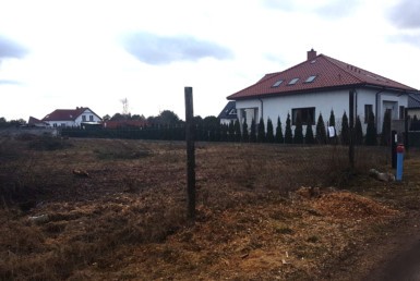 Działka budowlana 1892 m2, 25 km od Szczecina