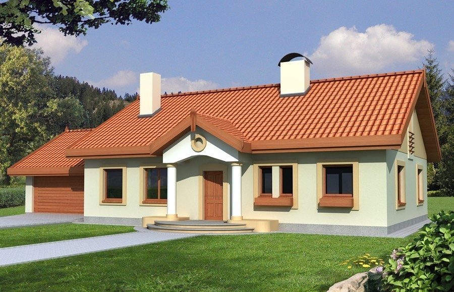 Dom wolnostojący w Białuniu