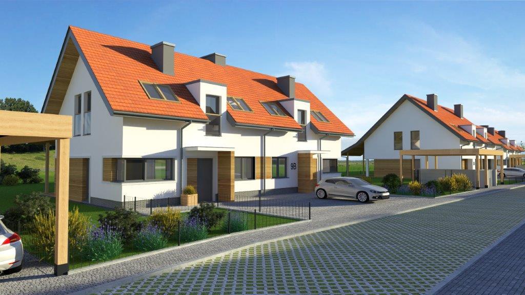 Nowe domy w Smolęcinie, 3km od Warzymic
