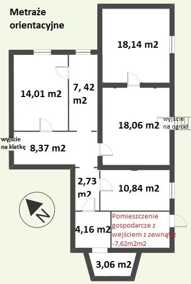 Wojska Polskiego - 87 m2 z ogródkiem