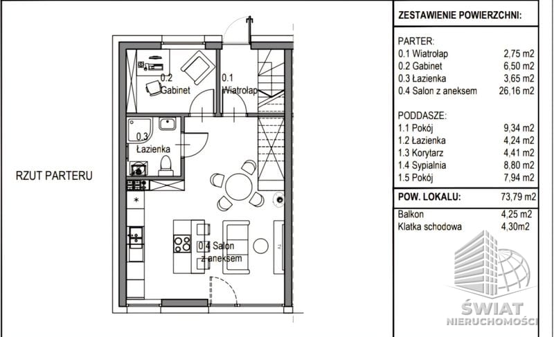 Dom na sprzedaż, Dobra (szczecińska) Mierzyn, 4 pokoje, 117 m² — BRW21243, zdjęcie 3