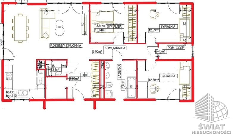 Dom na sprzedaż, Goleniów Modrzewie, 4 pokoje, 105 m² — MNI22195, zdjęcie 6