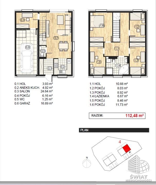 Dom na sprzedaż, Kołbaskowo Warzymice, 5 pokoi, 112 m² — ELT34653, zdjęcie 3