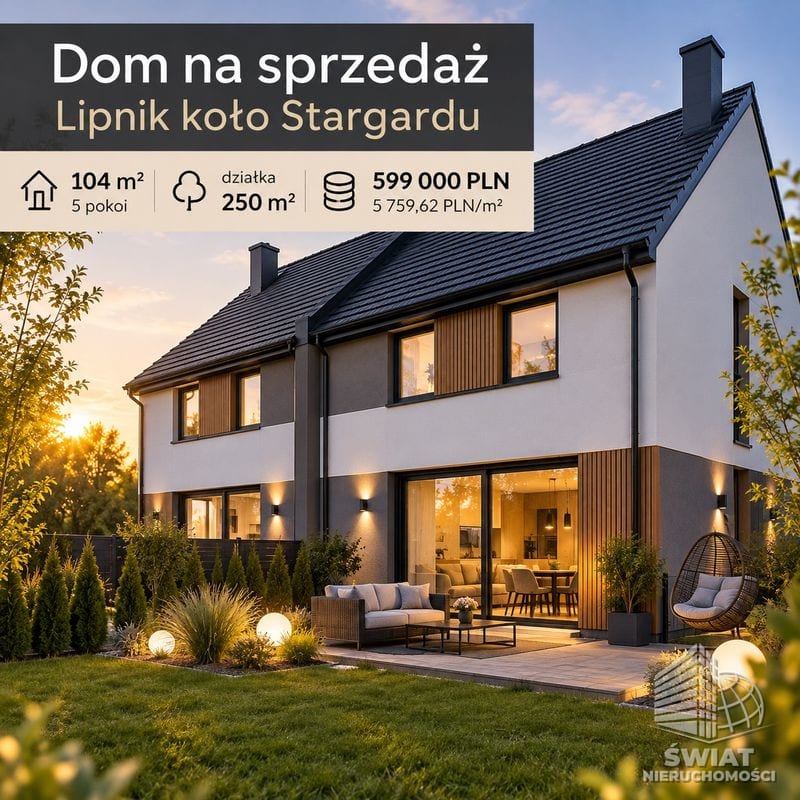 Dom na sprzedaż, Stargard Lipnik, 5 pokoi, 104 m² — ROY04728, zdjęcie 1