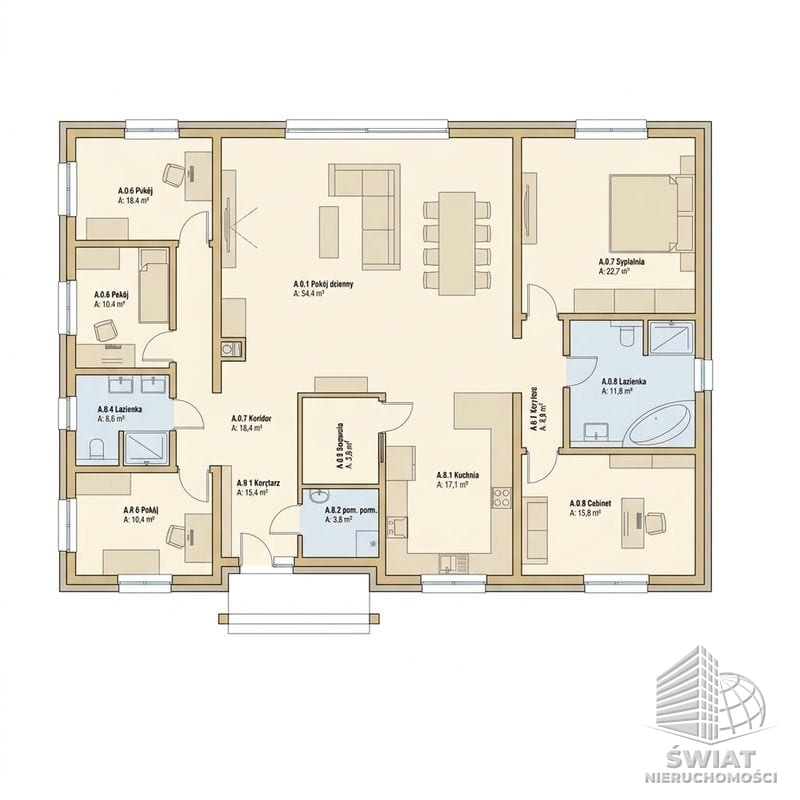 Dom na sprzedaż, Szczecin Sławociesze, 6 pokoi, 220 m² — BON50095, zdjęcie 1