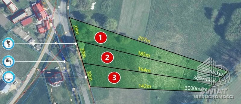 Działka na sprzedaż, Bielice Stare Chrapowo, 3000 m² — 32/13324/OGS, zdjęcie 3