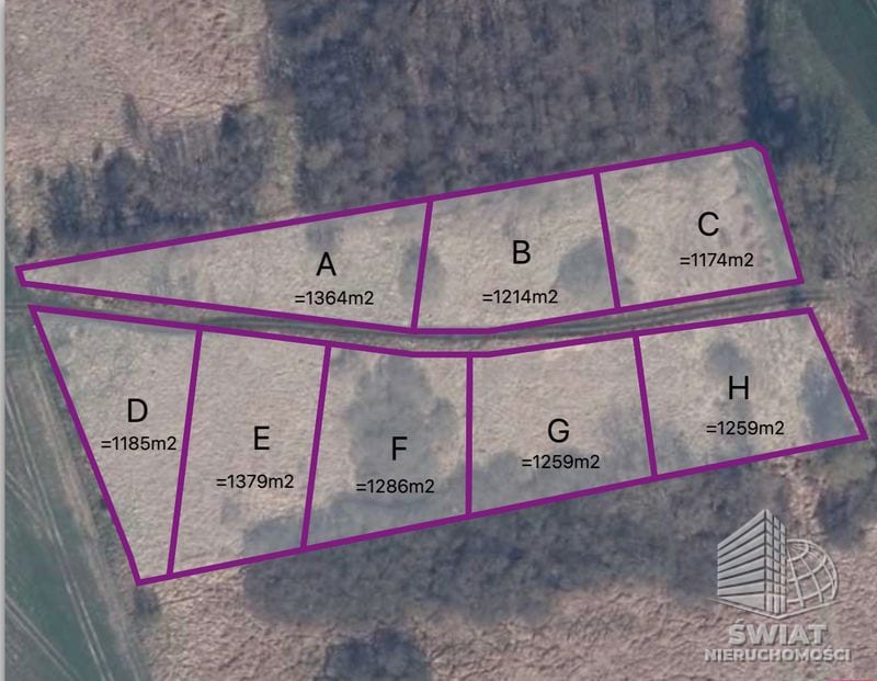 Działka na sprzedaż, Bielice Stare Chrapowo, 1174 m² — MAP22813, zdjęcie 3