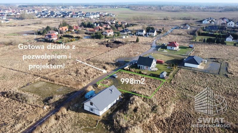 Działka na sprzedaż, Dobra (szczecińska) Dobra, 998 m² — HMN20129, zdjęcie 1