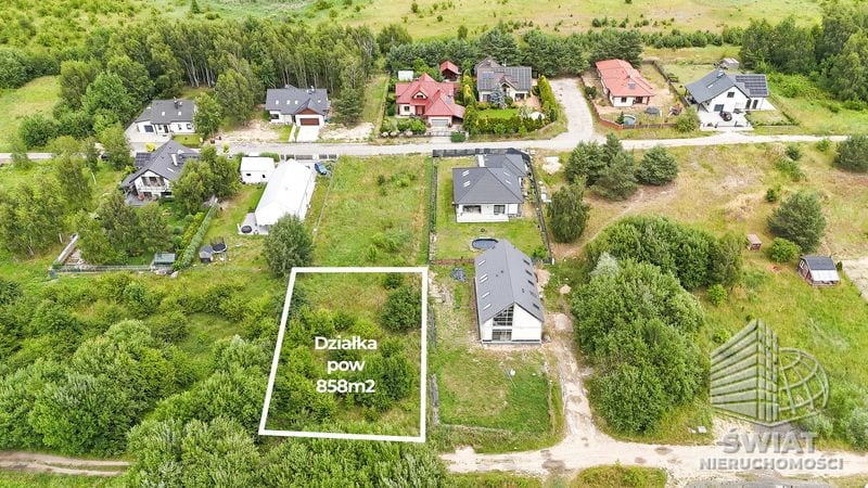 Działka na sprzedaż, Dobra (szczecińska) Dołuje, 858 m² — BON48257, zdjęcie 1