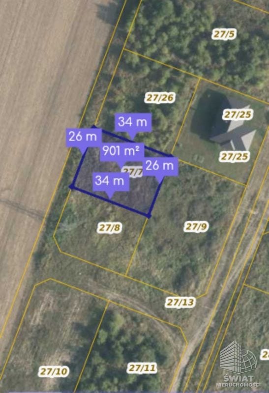 Działka na sprzedaż, Dobra (szczecińska) Mierzyn, 900 m² — HES28753, zdjęcie 1