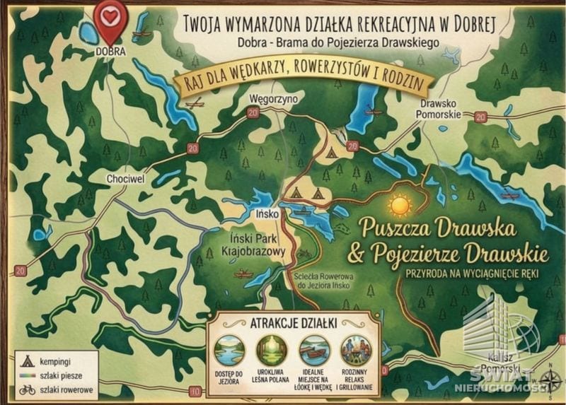Działka na sprzedaż, Dobra, 701 m² — UBR23306, zdjęcie 1