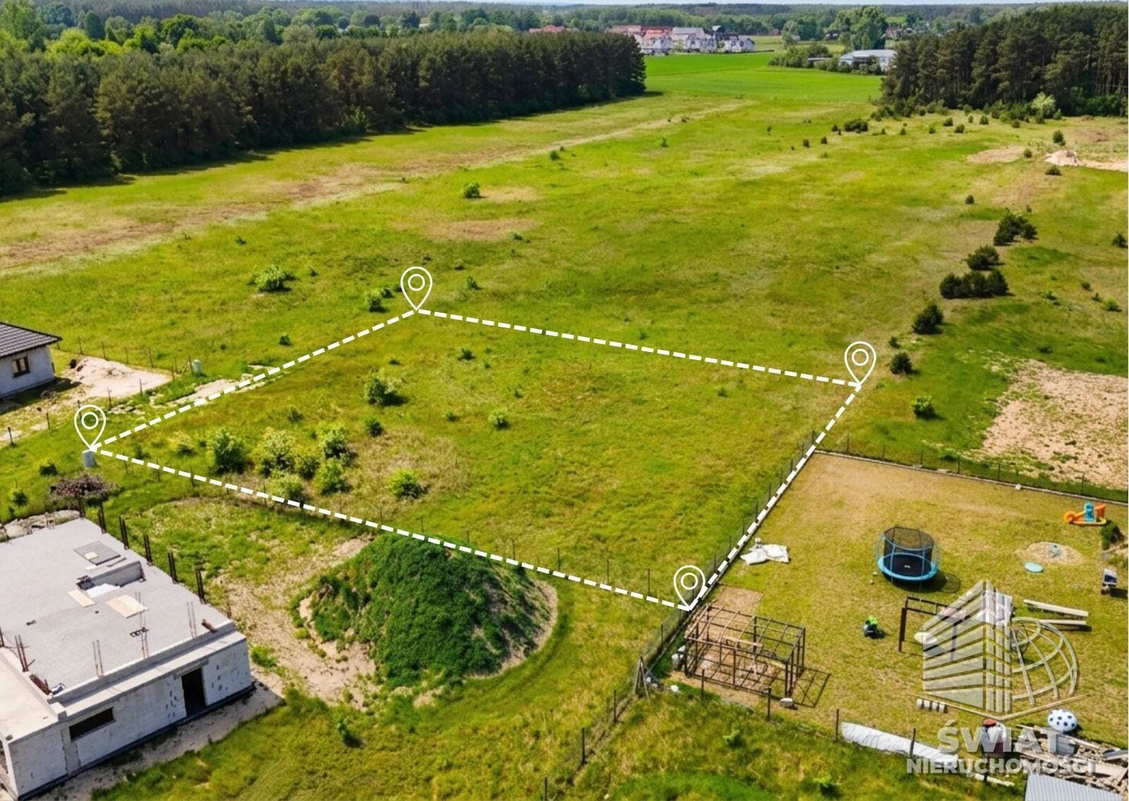 Działka na sprzedaż, Goleniów Białuń, 1506 m² — UBR23307, zdjęcie 1