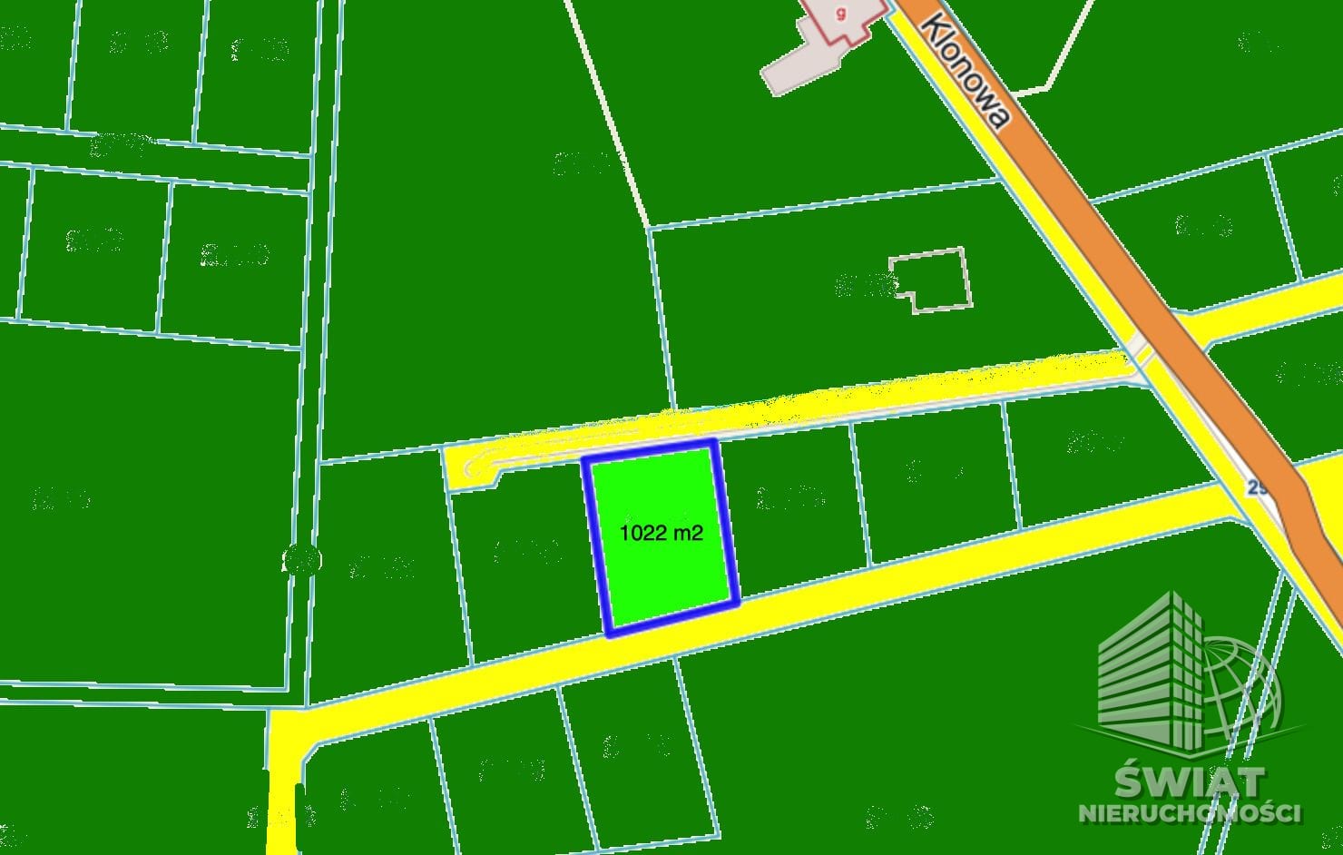 Działka na sprzedaż, Goleniów Lubczyna, 1022 m² — MOJ22166, zdjęcie 1