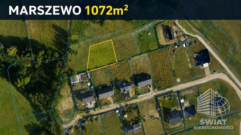 Działka na sprzedaż, Goleniów Marszewo, 1072 m² — ROY04562, zdjęcie 1