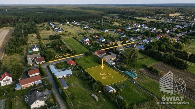 Działka na sprzedaż, Goleniów Rurzyca, 1661 m² — ELT34584, zdjęcie 2