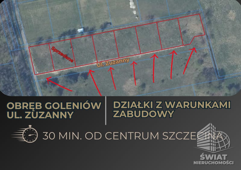 Działka na sprzedaż, Goleniów, 717 m² — UBR22947, zdjęcie 2