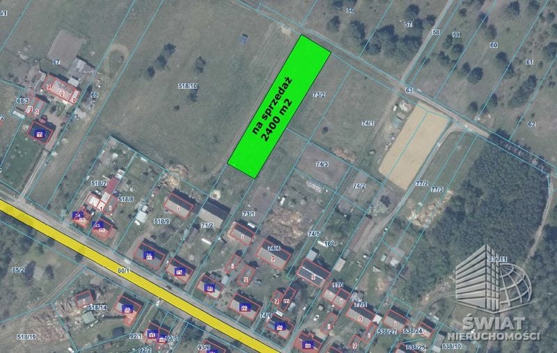 Działka na sprzedaż, Goleniów Wierzchosław, 2400 m² — MNI22116, zdjęcie 6