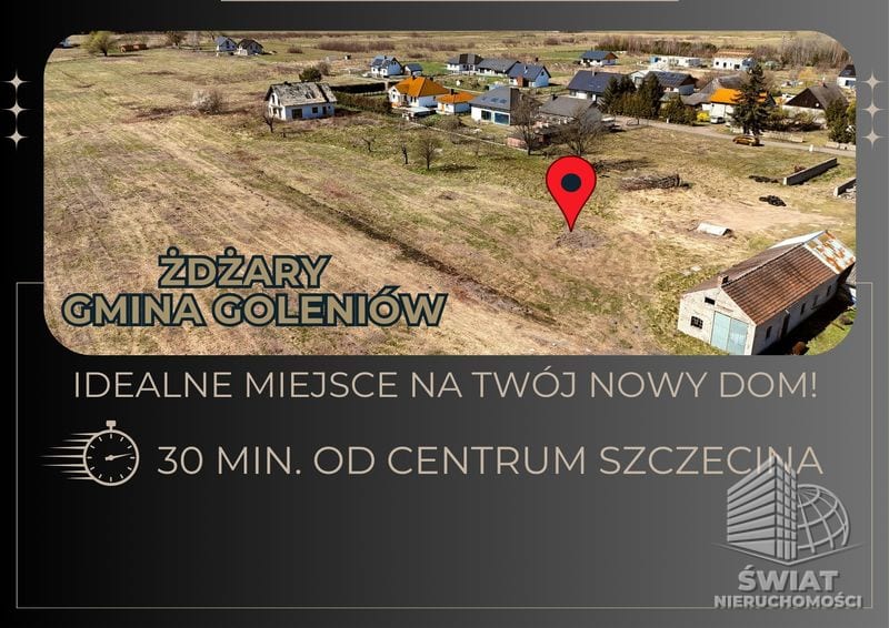 Działka na sprzedaż, Goleniów Żdżary, 2006 m² — UBR23292, zdjęcie 1