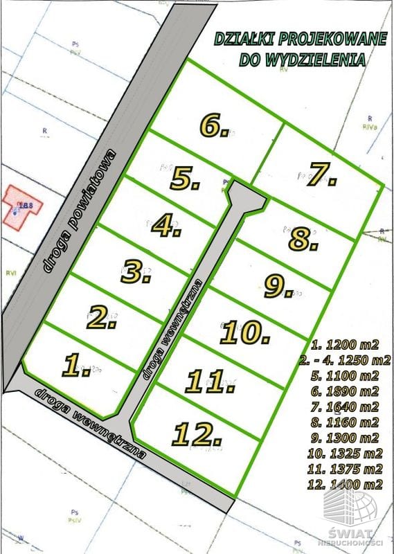 Działka na sprzedaż, Goleniów Żółwia Błoć, 1250 m² — MNI21867, zdjęcie 5