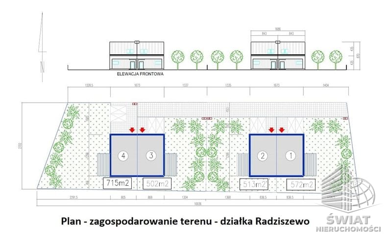 Działka na sprzedaż, Gryfino Radziszewo, 2616 m² — INW32880, zdjęcie 2