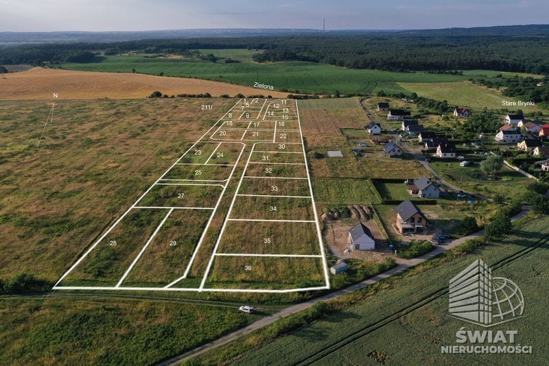 Działka na sprzedaż, Gryfino Stare Brynki, 1121 m² — CIE24602, zdjęcie 1