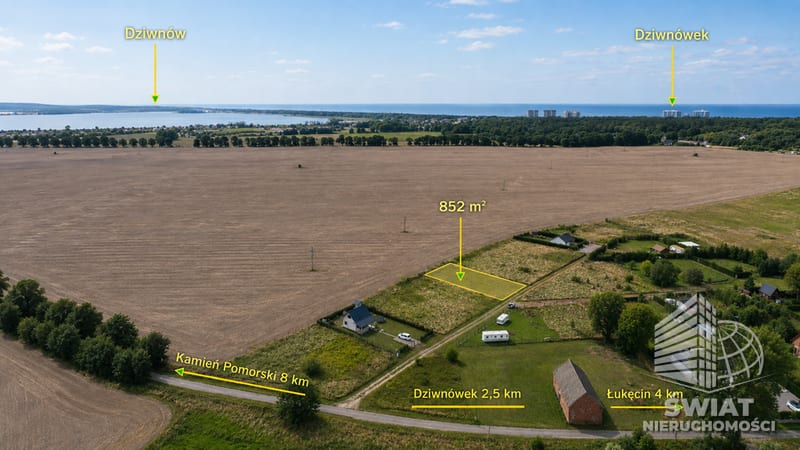 Działka na sprzedaż, Kamień Pomorski Radawka, 852 m² — ELT34608, zdjęcie 2