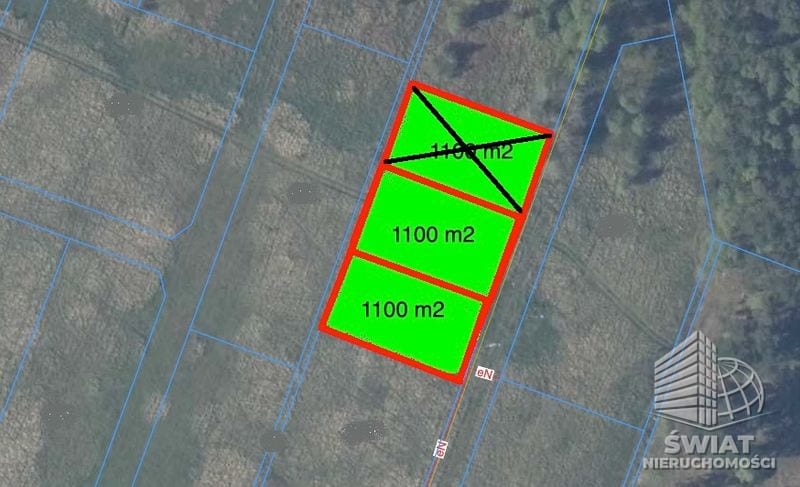 Działka na sprzedaż, Kobylanka Niedźwiedź, 1100 m² — MOJ22180, zdjęcie 1