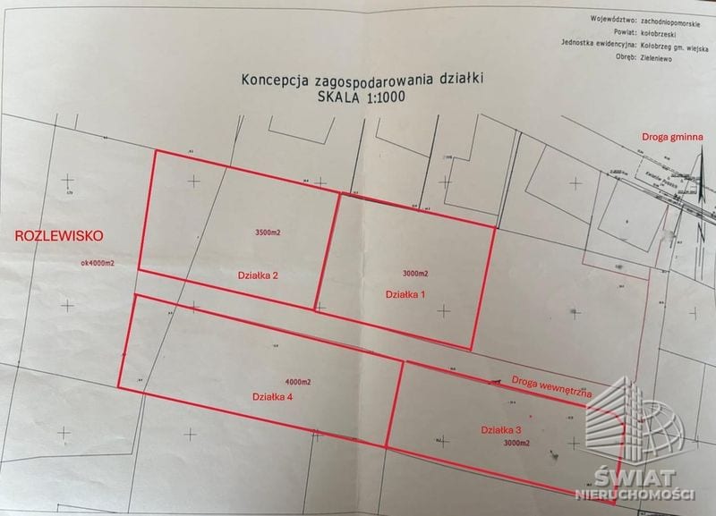 Działka na sprzedaż, Kołobrzeg Zieleniewo, 3000 m² — INW34399, zdjęcie 8