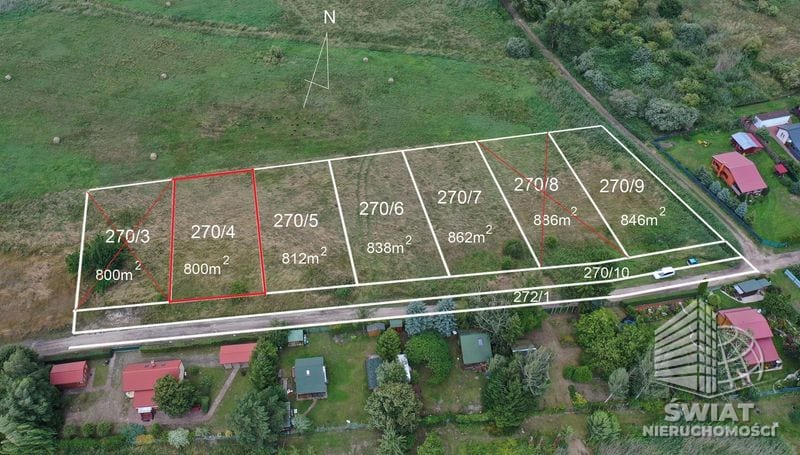 Działka na sprzedaż, Kozielice Załęże, 800 m² — CIE24443, zdjęcie 1