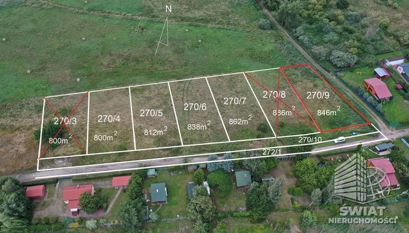 Działka na sprzedaż, Kozielice Załęże, 846 m² — CIE24448, zdjęcie 1