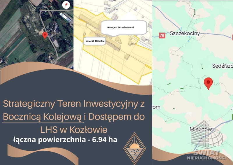 Działka na sprzedaż, Kozłów, 69400 m² — UBR22889, zdjęcie 1