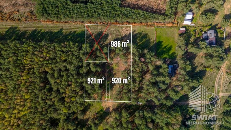 Działka na sprzedaż, Lipiany Osetna, 920 m² — 66/10212/OGS, zdjęcie 2
