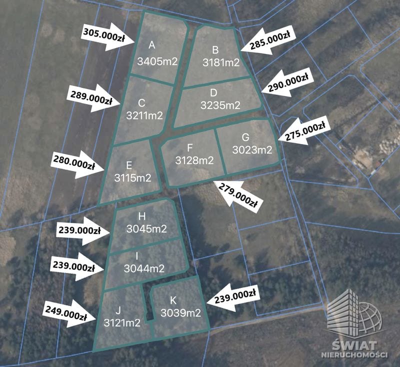 Działka na sprzedaż, Nowe Warpno Brzózki, 3115 m² — MAP22708, zdjęcie 3