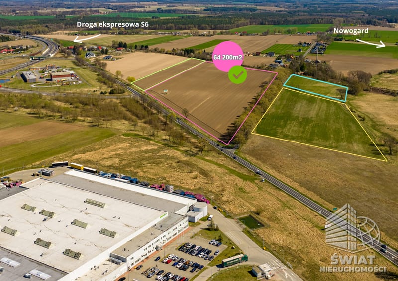 Działka na sprzedaż, Nowogard Wojcieszyn, 64200 m² — BON49480, zdjęcie 3