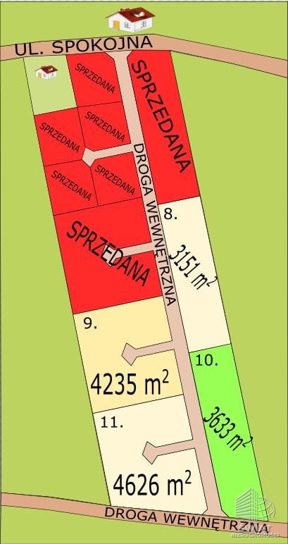Działka na sprzedaż, Stepnica Żarnowo, 3633 m² — MNI22090, zdjęcie 3
