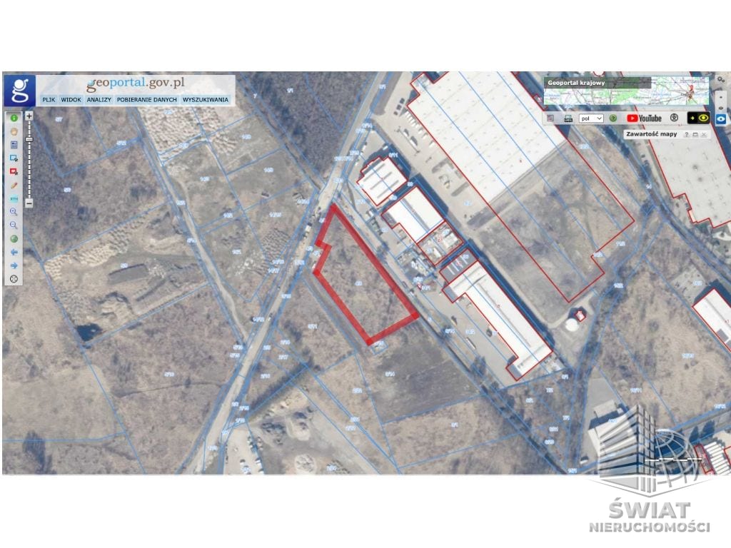 Działka na sprzedaż, Szczecin Dąbie, 7246 m² — DIV20634, zdjęcie 1
