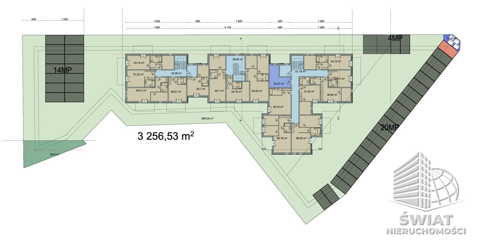 Działka na sprzedaż, Szczecin Dąbie, 3263 m² — RNH21197, zdjęcie 1