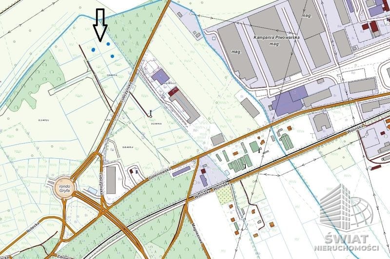 Działka na sprzedaż, Szczecin Dąbie, 10014 m² — SED20065, zdjęcie 2
