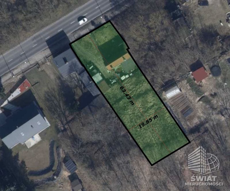 Działka na sprzedaż, Szczecin Klucz, 1266 m² — MAP22691, zdjęcie 2