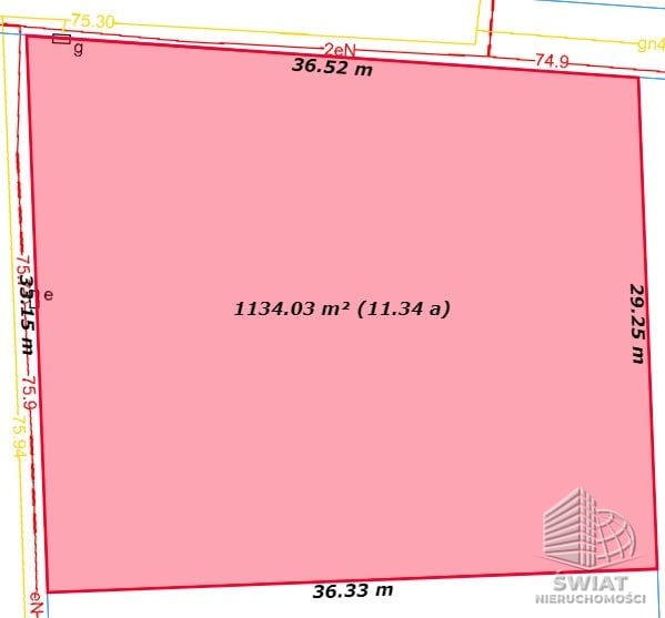 Działka na sprzedaż, Szczecin Skolwin, 1135 m² — MAP22552, zdjęcie 6