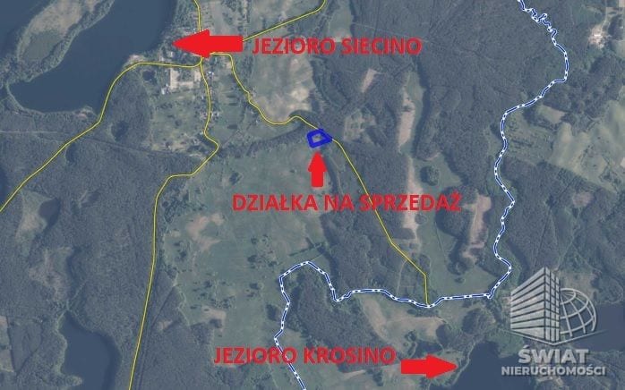 Działka na sprzedaż, Złocieniec Cieszyno, 9100 m² — BON46589, zdjęcie 1