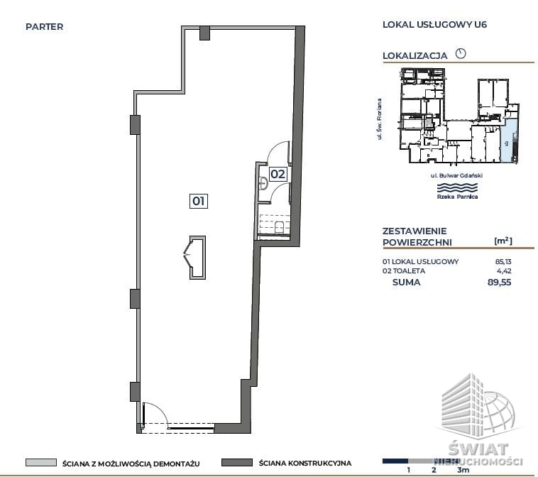 Lokal na sprzedaż, Szczecin Łasztownia, 90 m² — ELT34054, zdjęcie 3