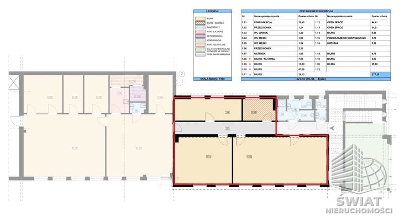 Lokal na wynajem, Szczecin Prawobrzeże, 97 m² — QAN20488, zdjęcie 7